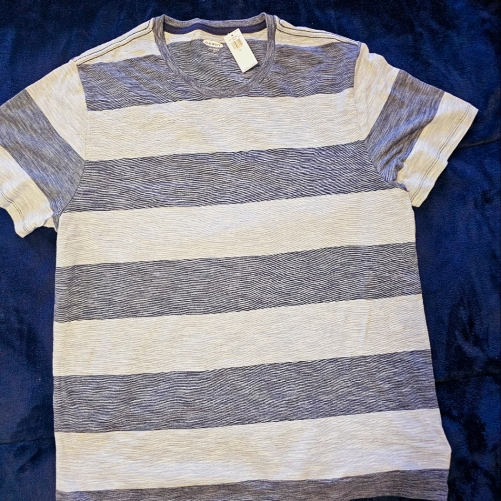 Old Navy XL,  Stripe navy blue and Gray, Brand New, Never worn , with tags